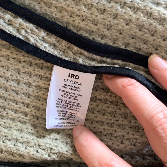 IRO Ceylona Jacket Size 34 - Picture 6 of 6